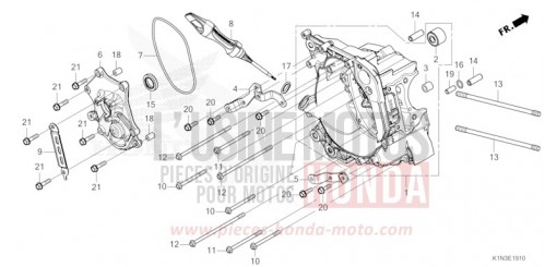 RIGHT CRANKCASE FSH125R de 2024